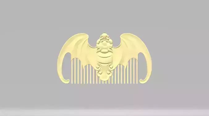 Bat Comb 3D print model