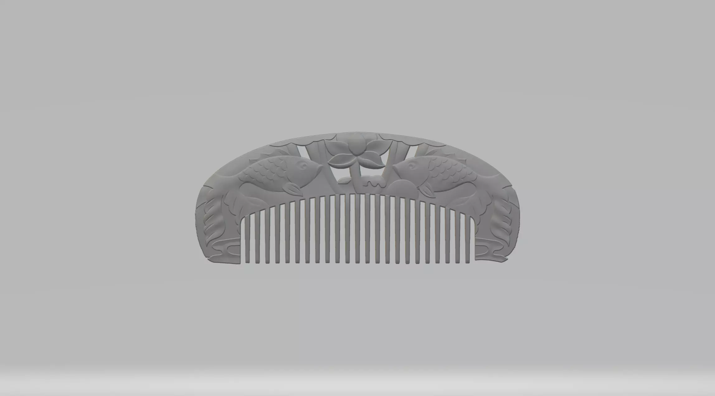 Carp Comb 3D print model_0
