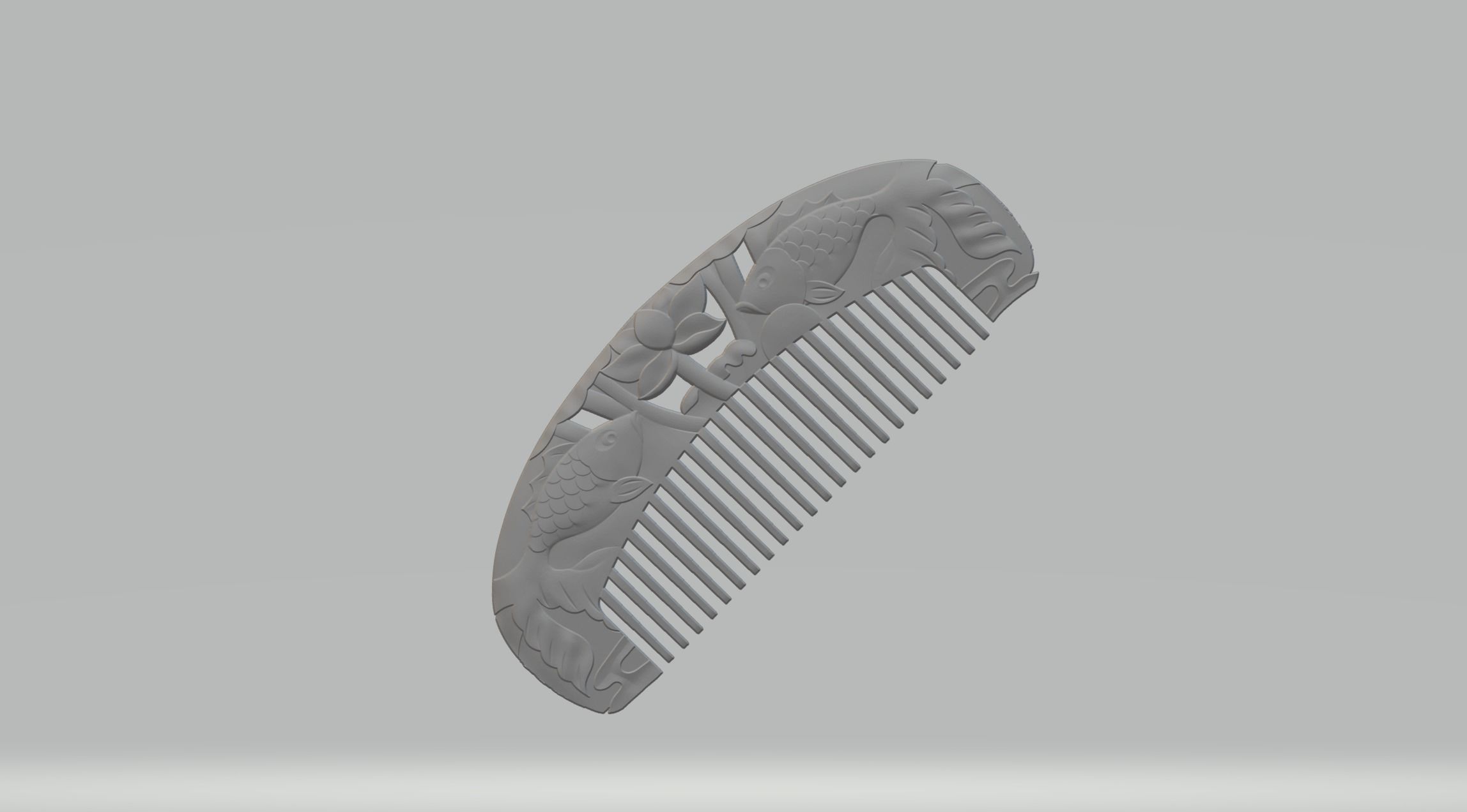 Carp Comb 3D print model_1