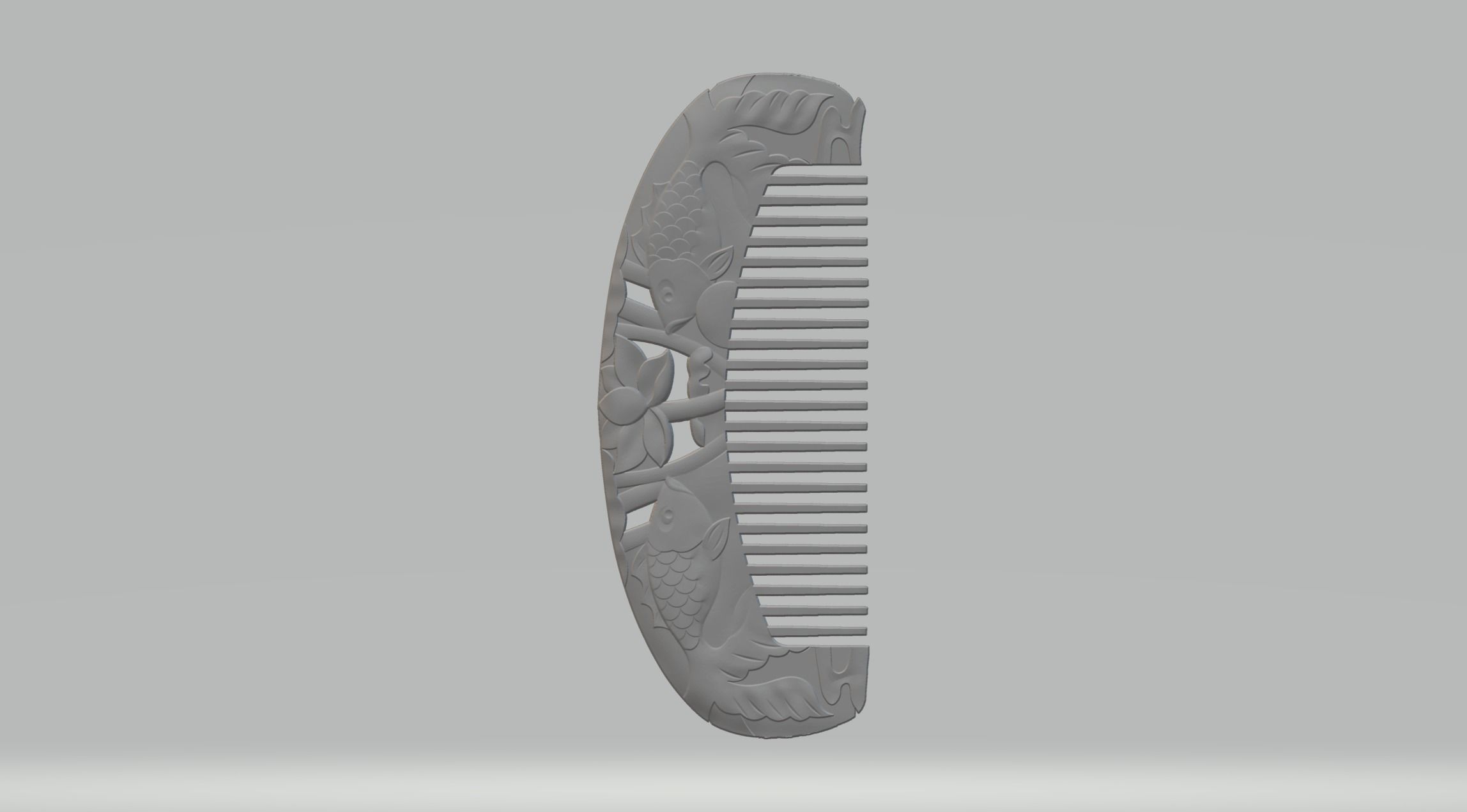 Carp Comb 3D print model_3
