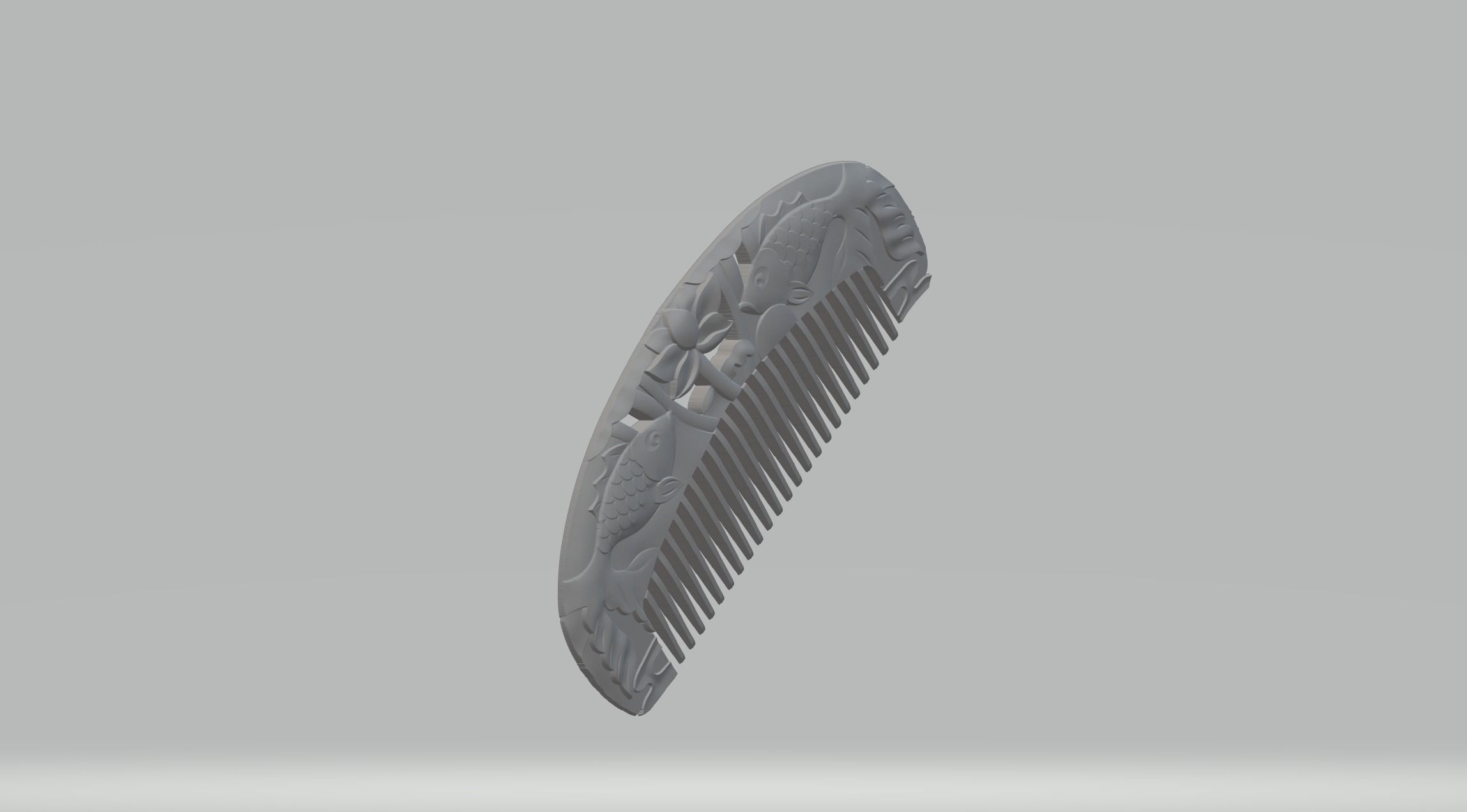 Carp Comb 3D print model_2