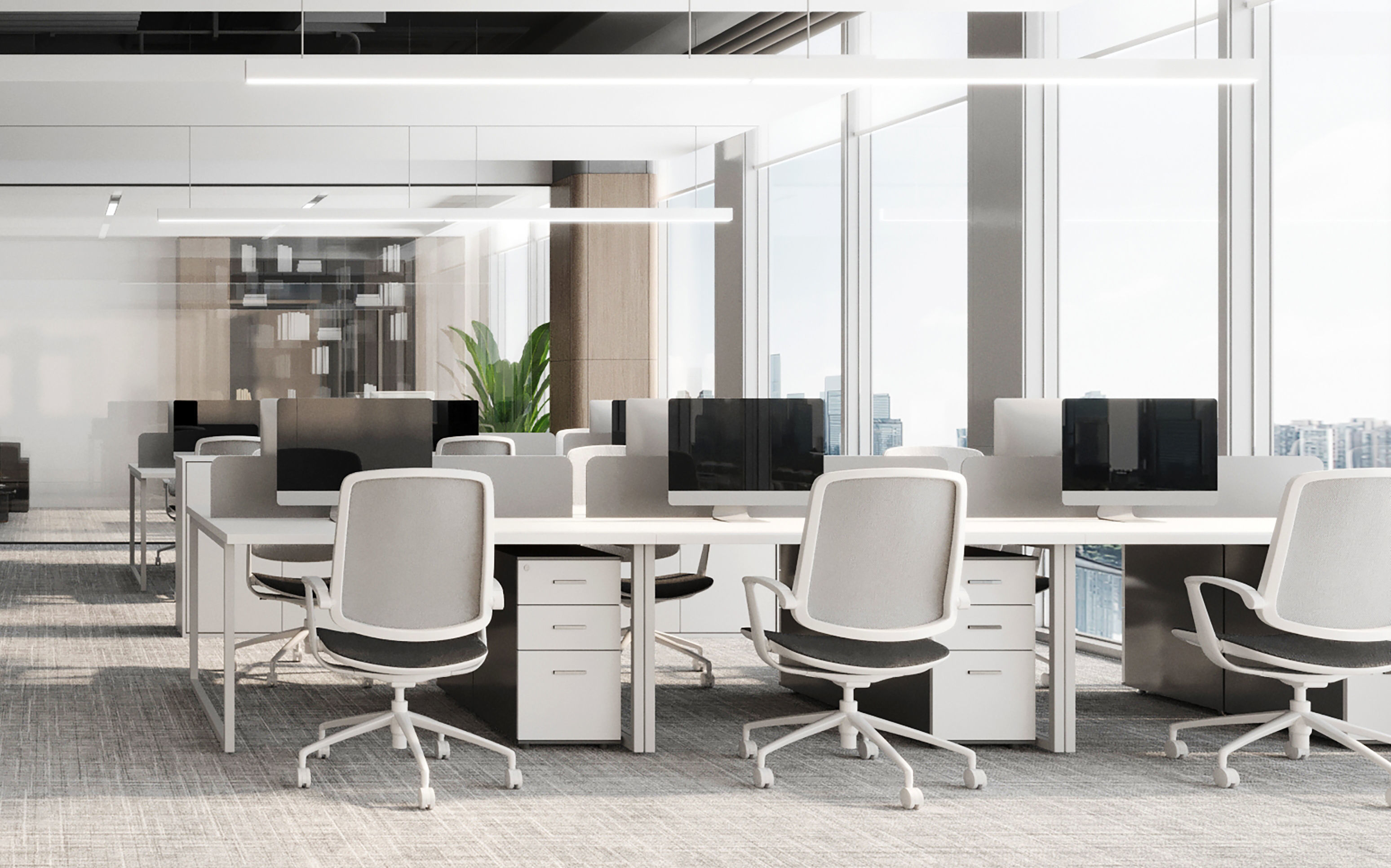 Office interio 3D model_3