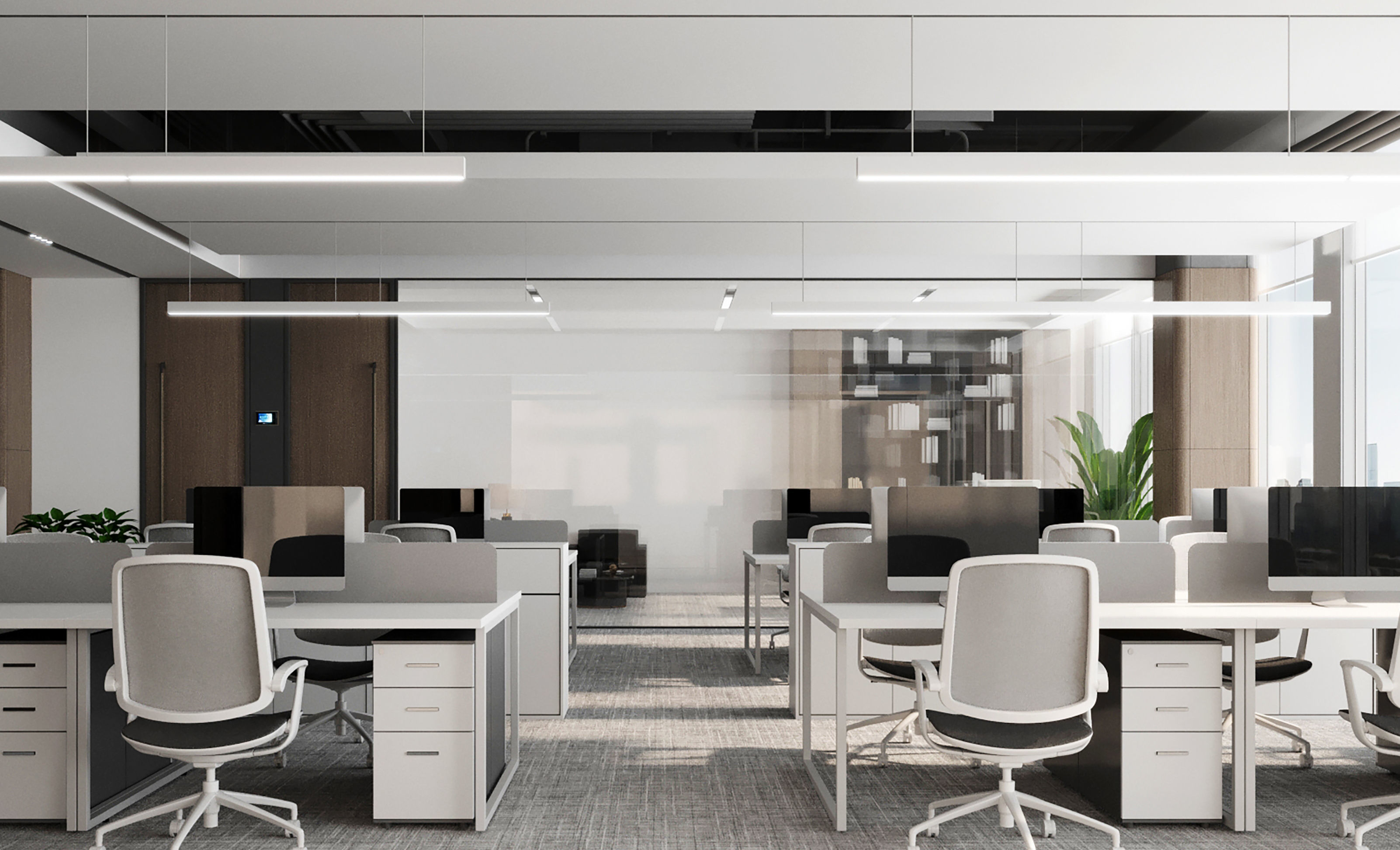 Office interio 3D model_1