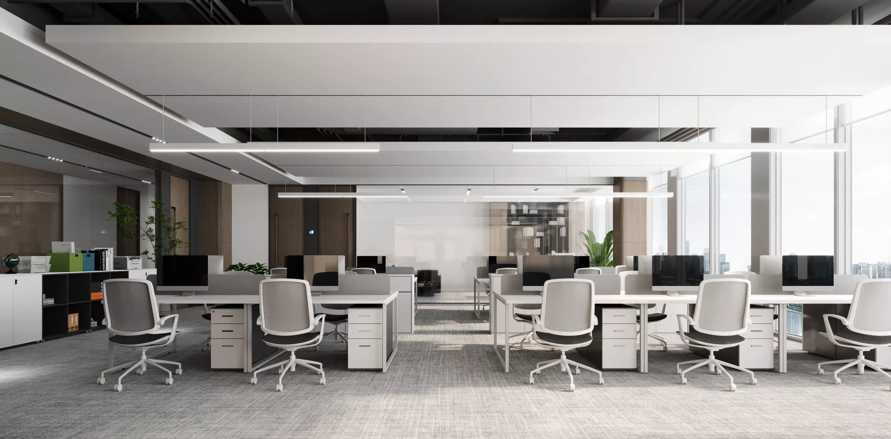 Office interio 3D model_0