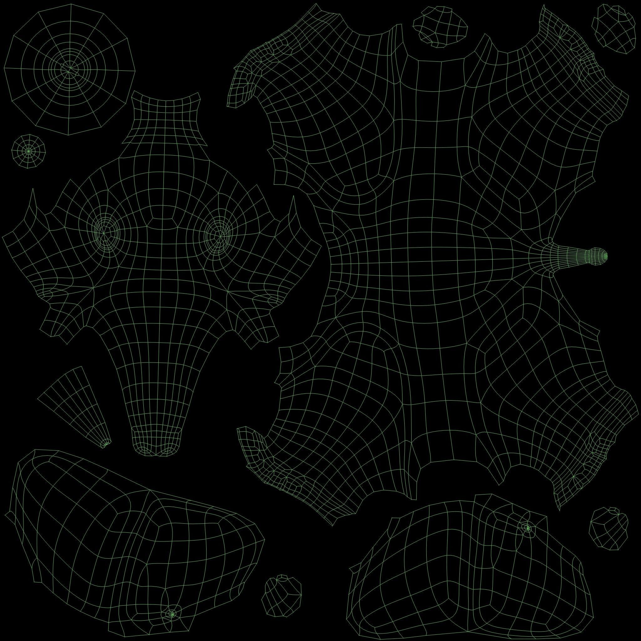 Elephant 3d model with big ears 3D model_4