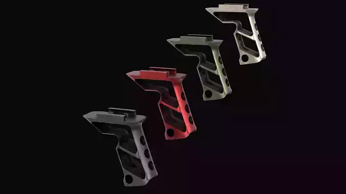 Fortis SHIFT Vertical forward grip Low-poly 3D model