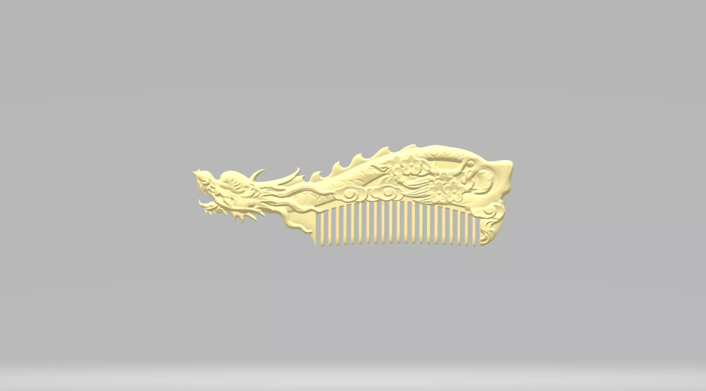 Dragon Comb 3D print model