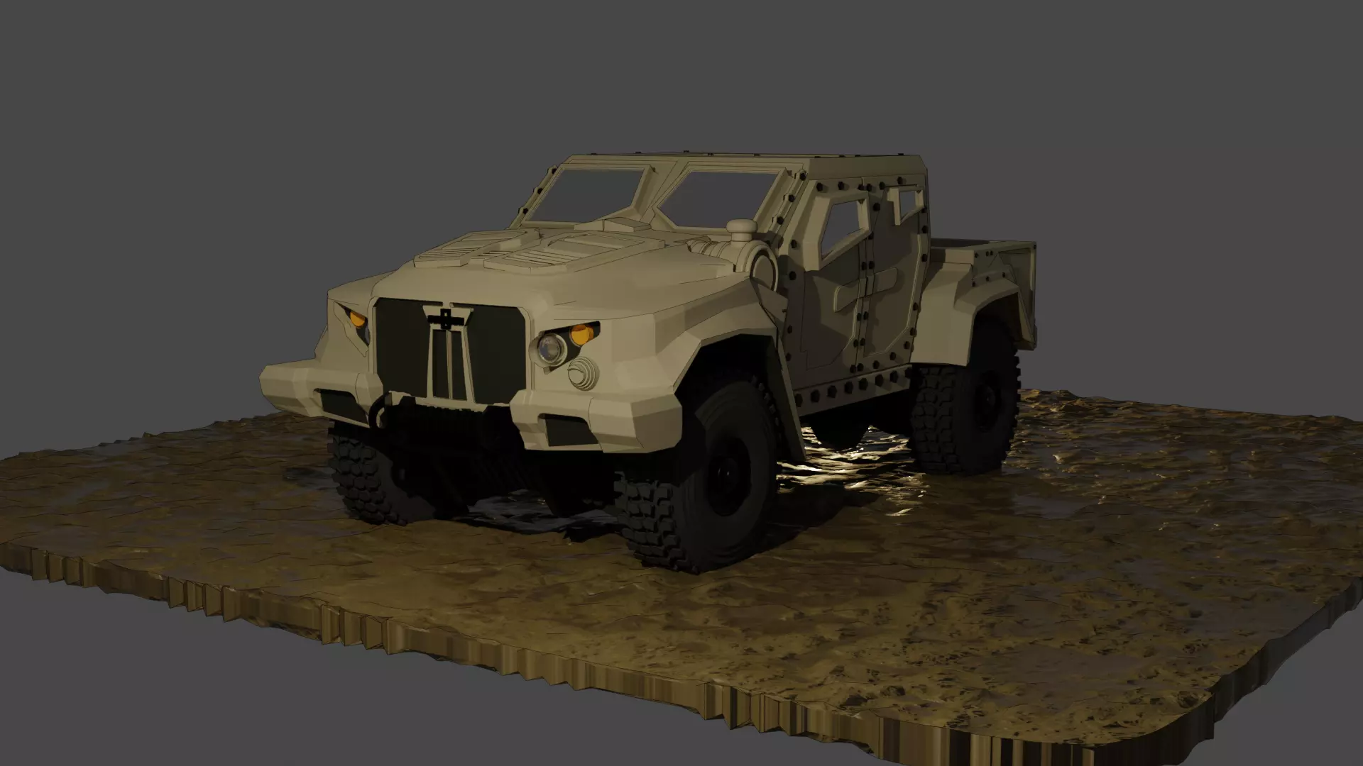 Joint Light Tactical Vehicle - Ready to print 3D print model