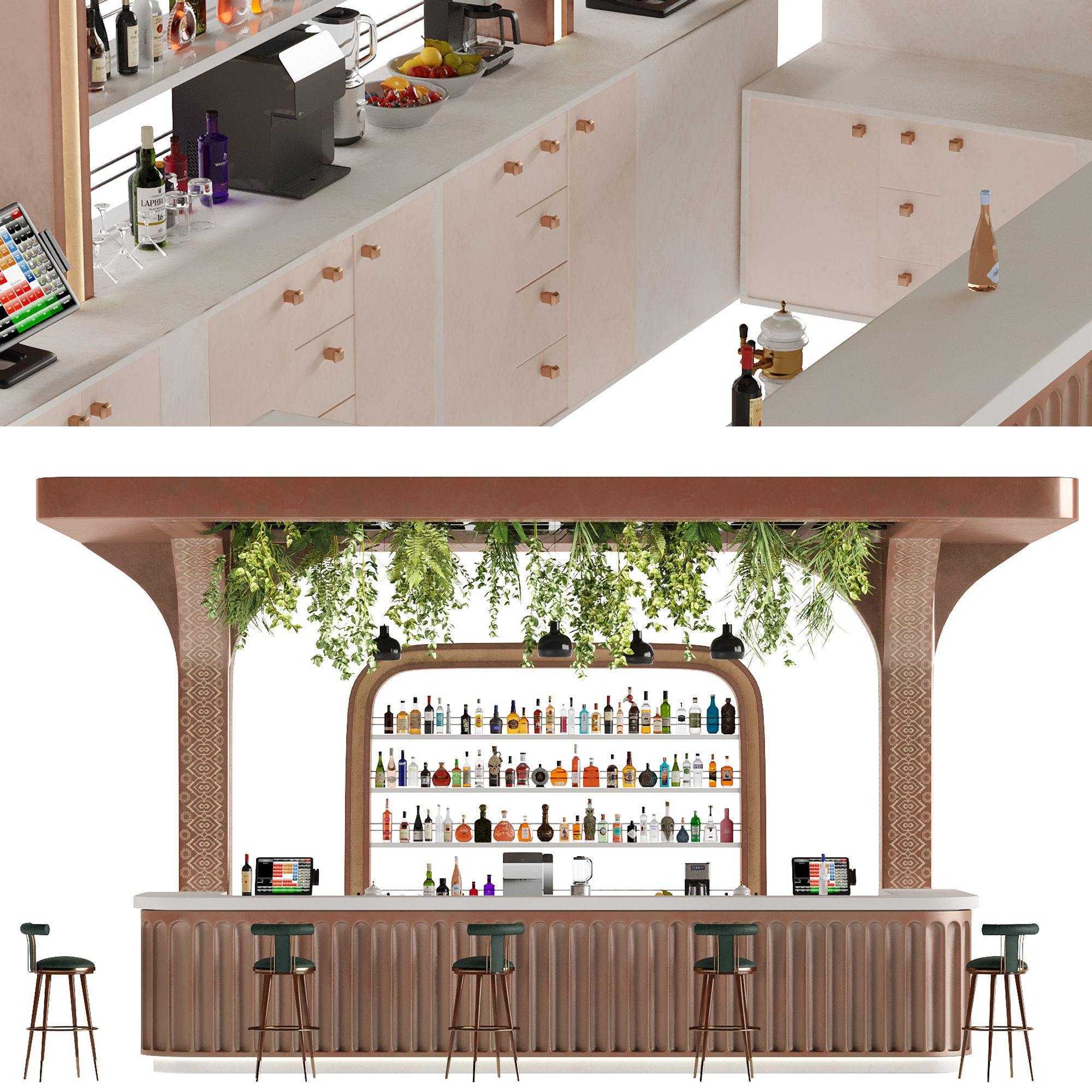 Bar 15 Hotel Bar 3D model_1