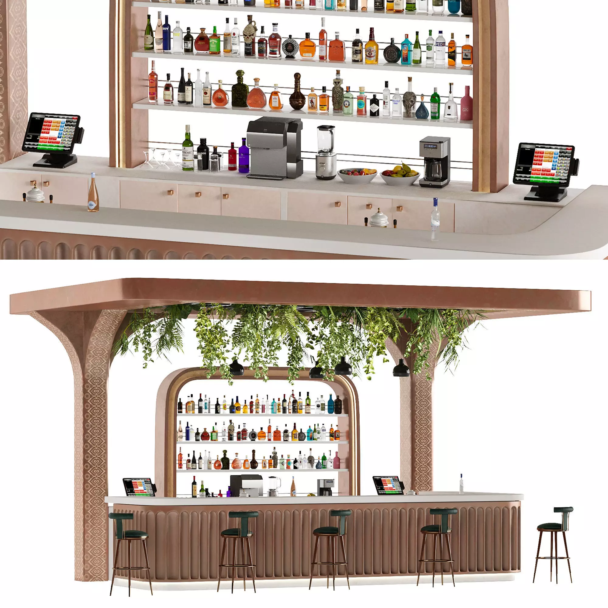 Bar 15 Hotel Bar 3D model_0