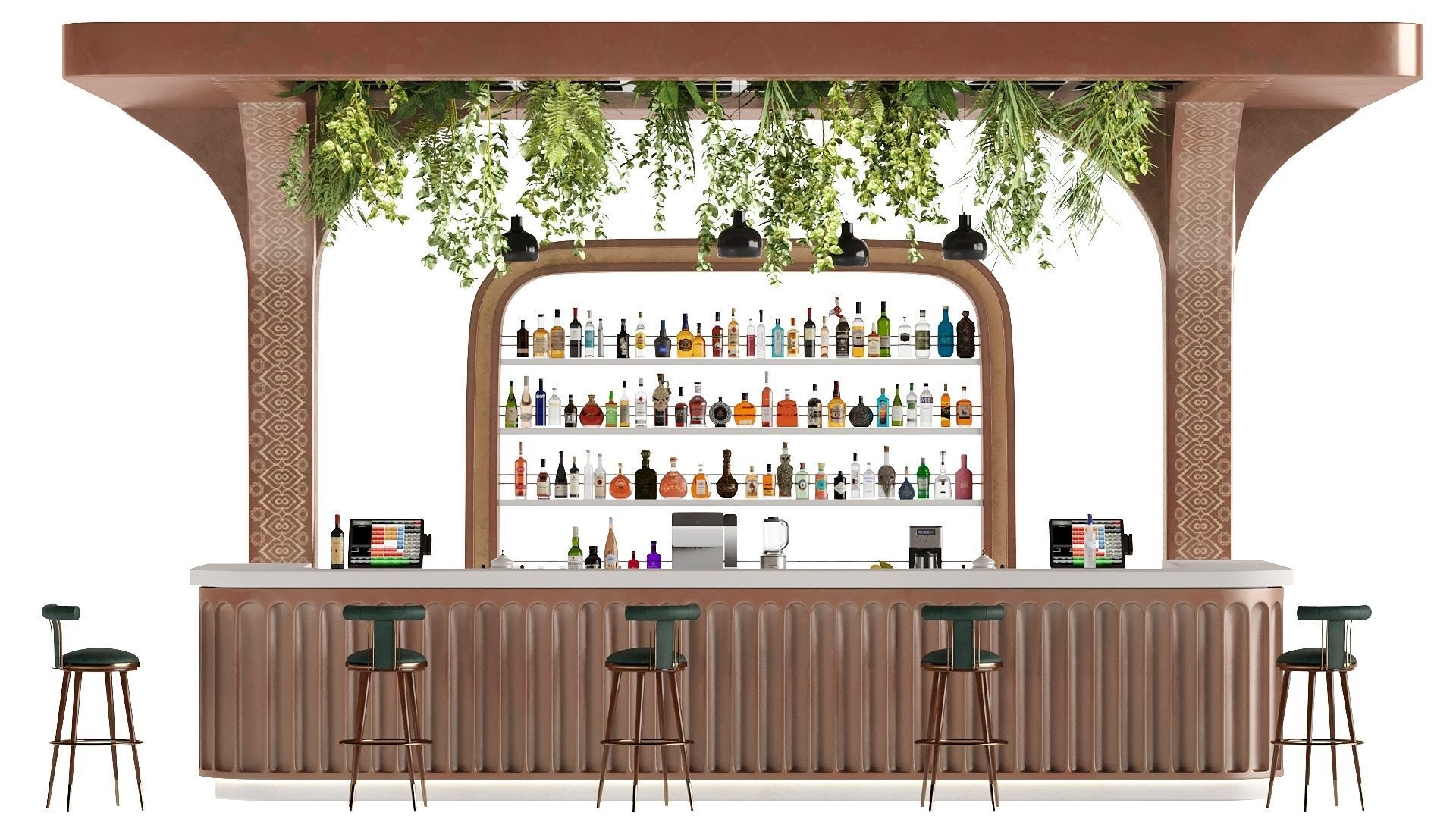 Bar 15 Hotel Bar 3D model_3