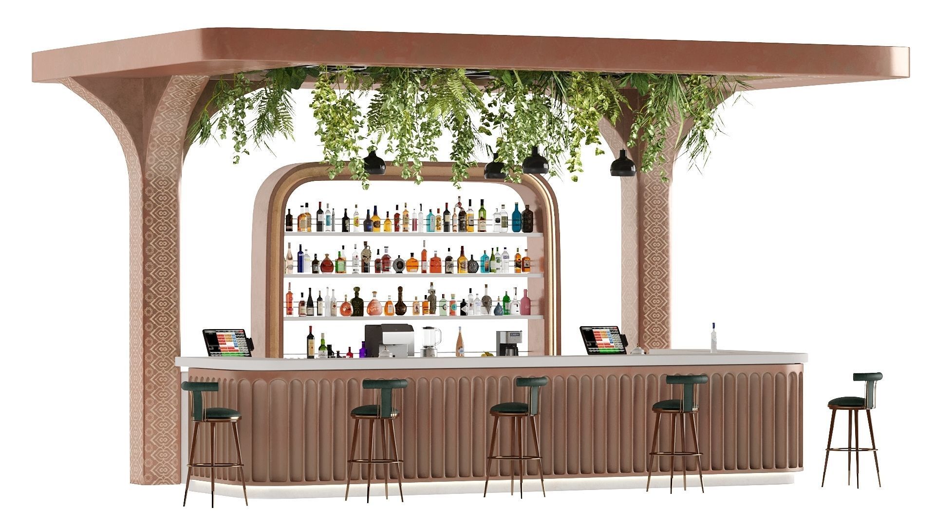 Bar 15 Hotel Bar 3D model_2