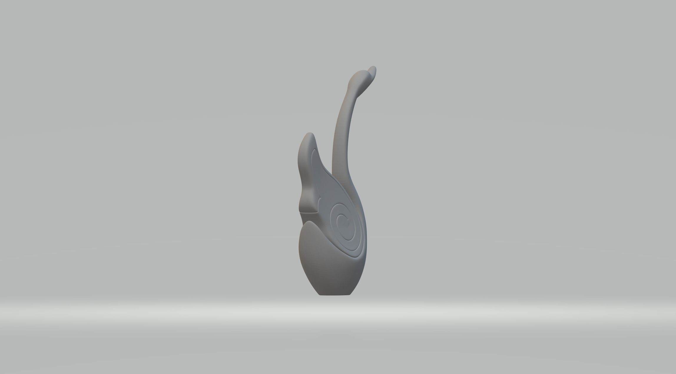 Circle Swan 3D print model_6