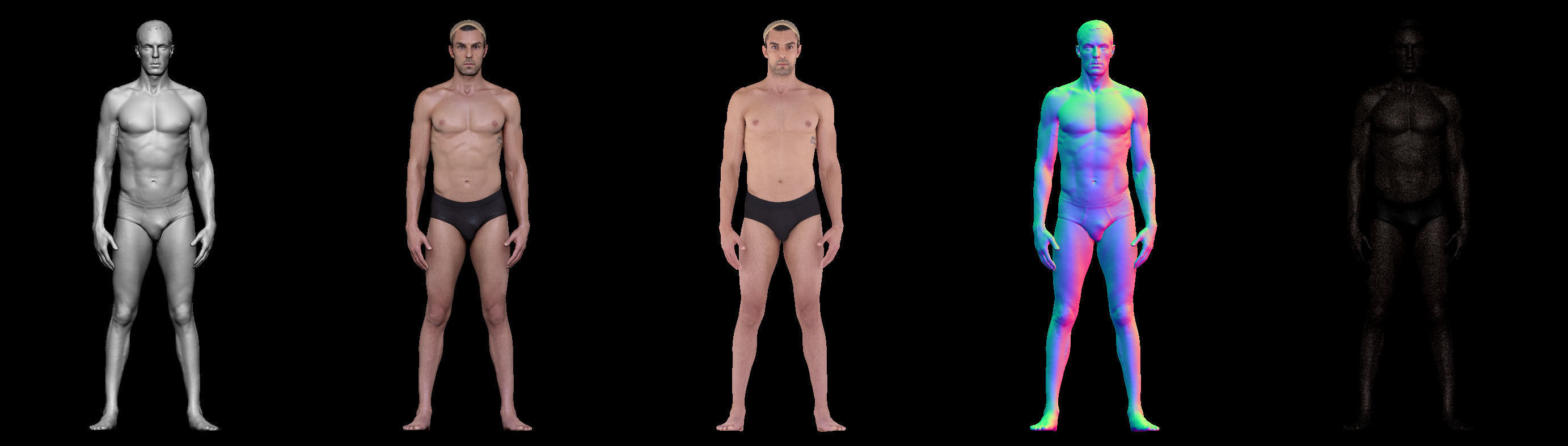 Male Scan - Dan 027 Standing Pose 3D model_1