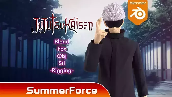 Satoru Gojo - Jujutsu Kaisen 3D model