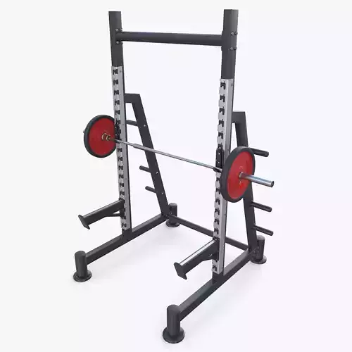 Squat rack 3D model Squat rack 3D model