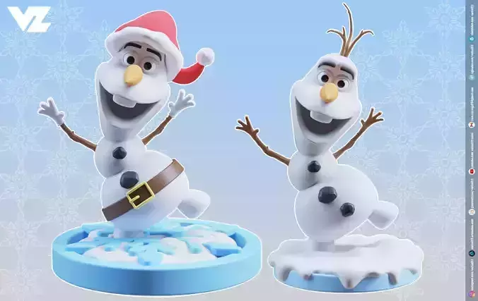Olaf - Frozen Files 2in1  3D print model