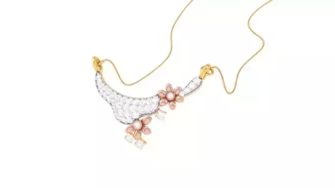 Women Necklace Pendants 3dm STL OBJ FBX Renders Details