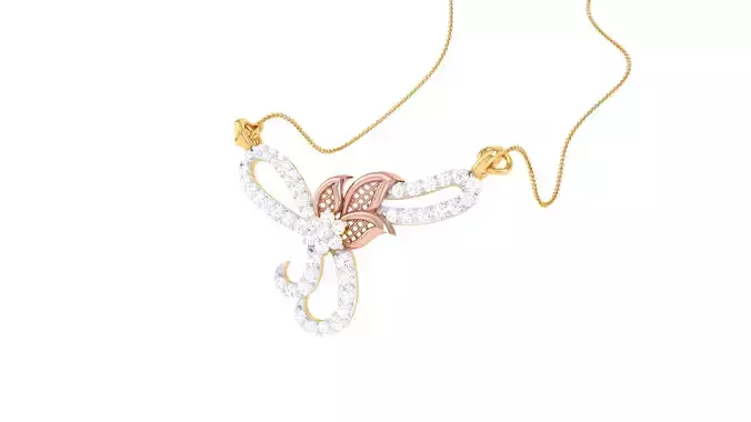 Women Necklace Pendants 3dm STL OBJ FBX Renders Details