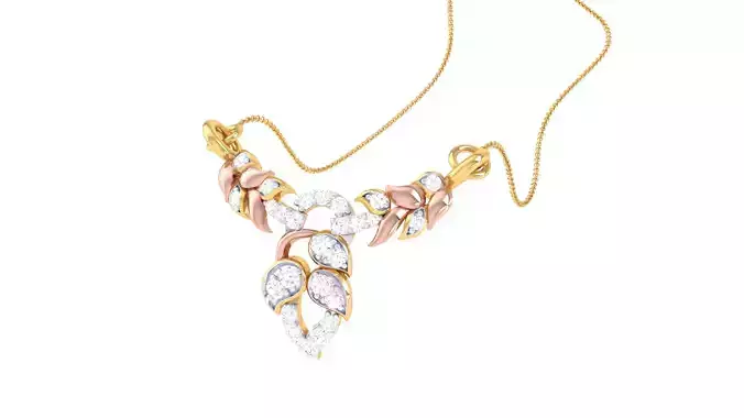 Women Necklace Pendants 3dm STL OBJ FBX Renders Details