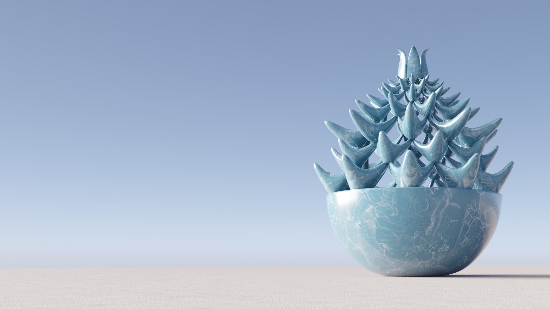 flower pot 3D model_1