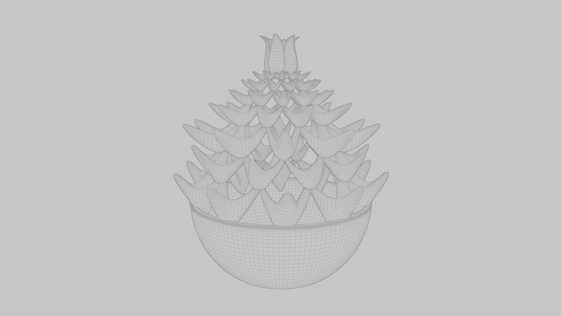flower pot 3D model_5