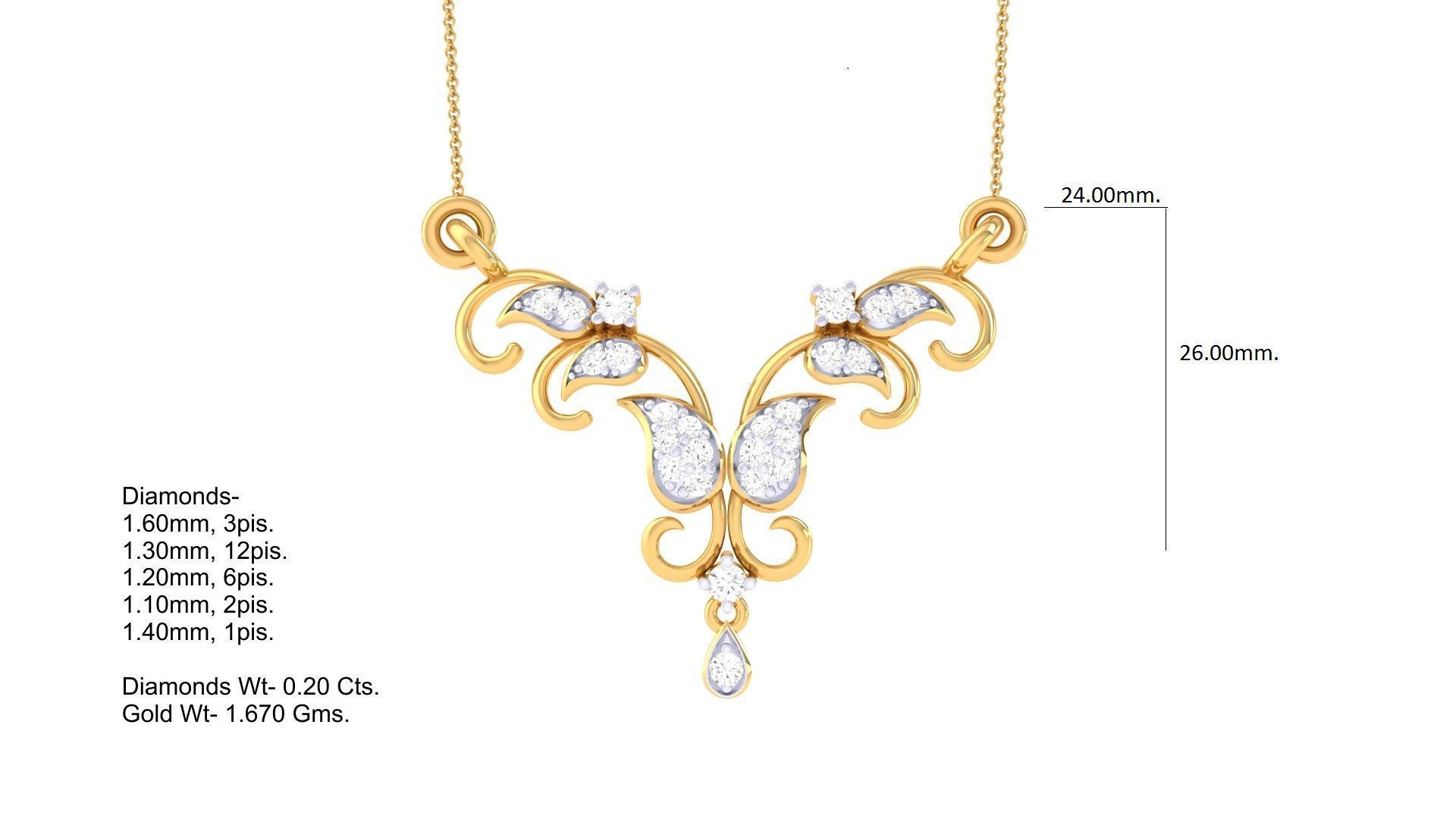 Women Necklace Pendants 3dm STL OBJ FBX Renders Details 3D print model_2