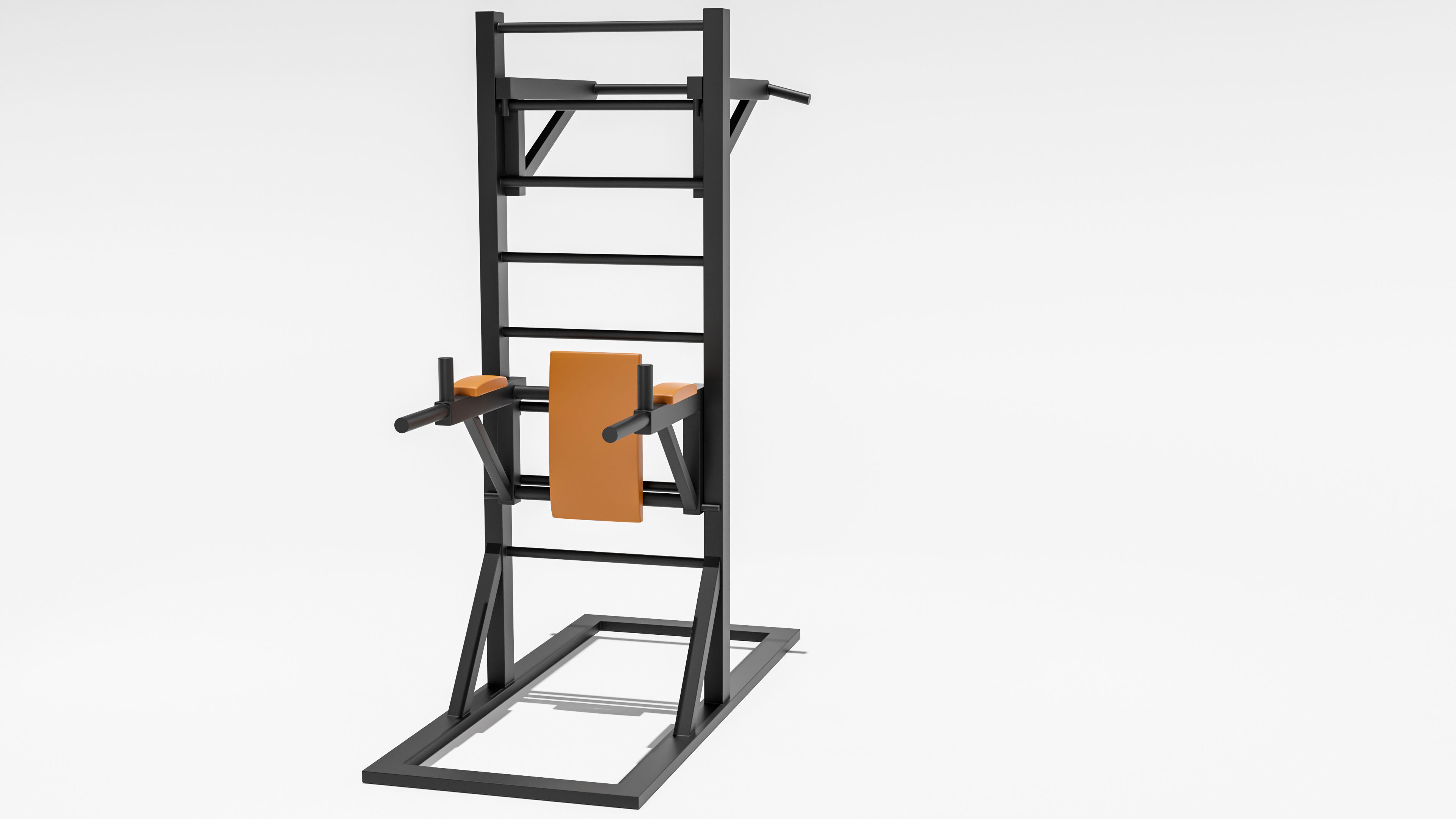 Pull up bars 3D model_3