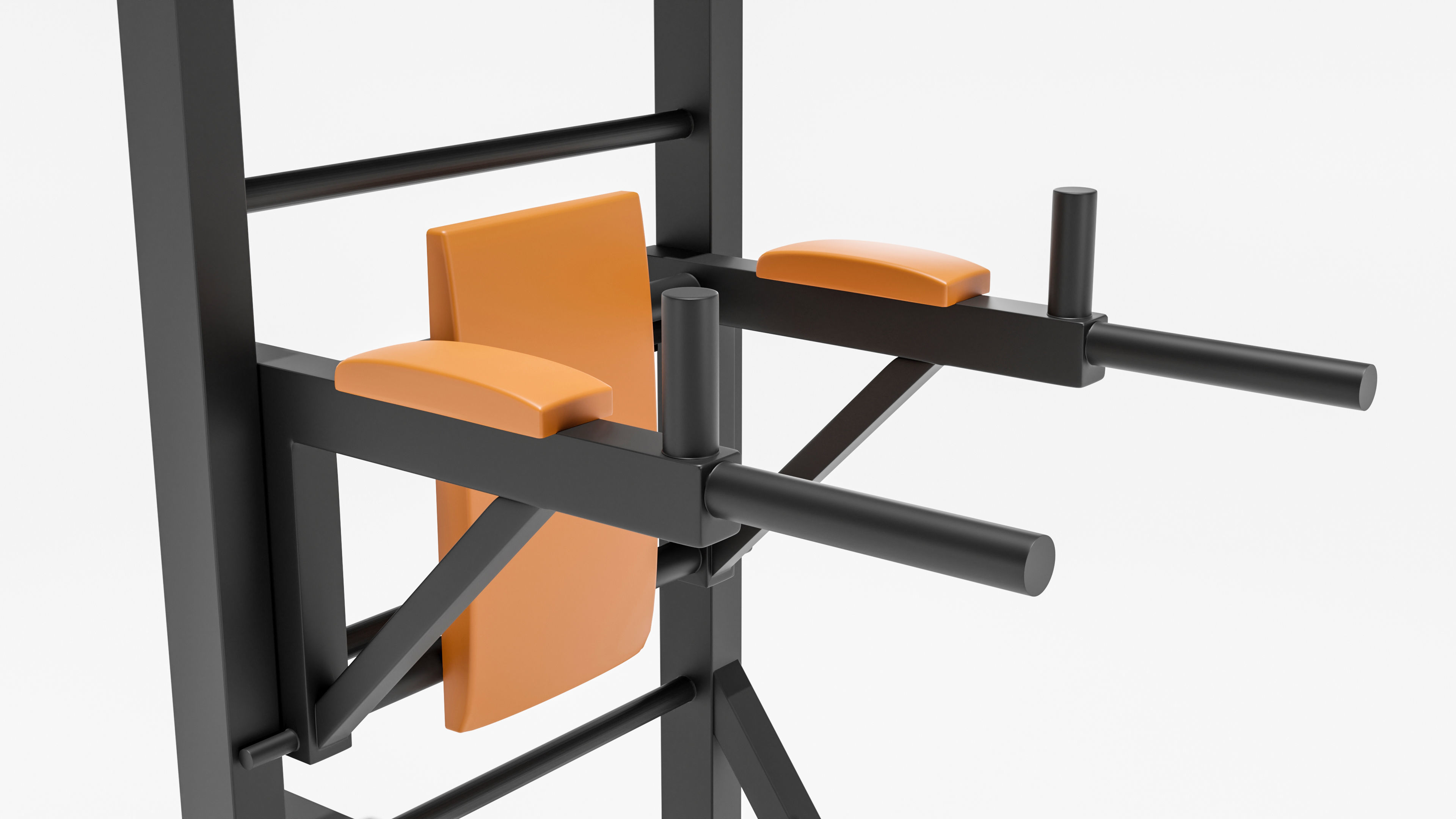 Pull up bars 3D model_4