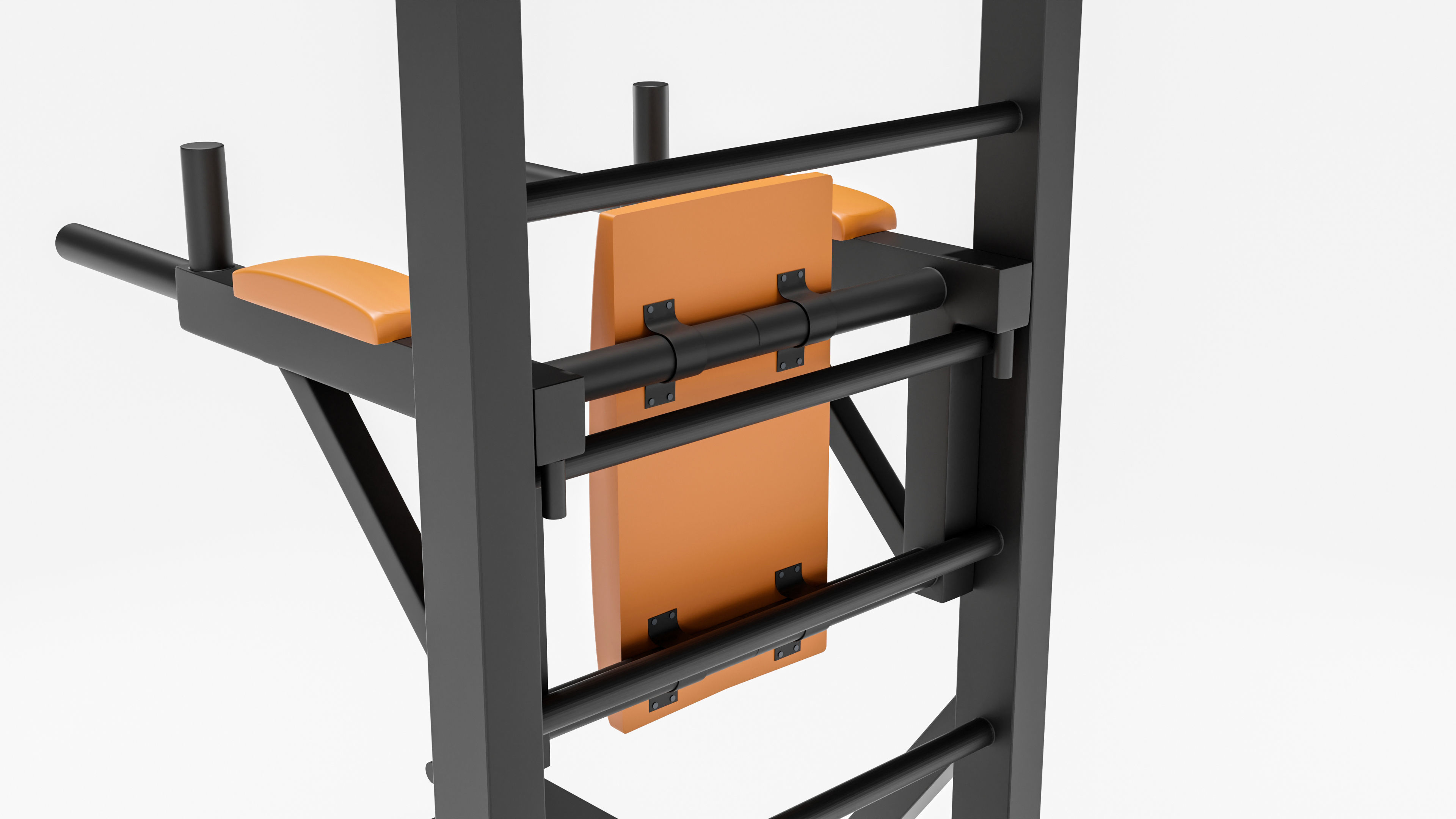 Pull up bars 3D model_5