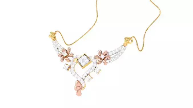 Women Necklace Pendants 3dm STL OBJ FBX Renders Details