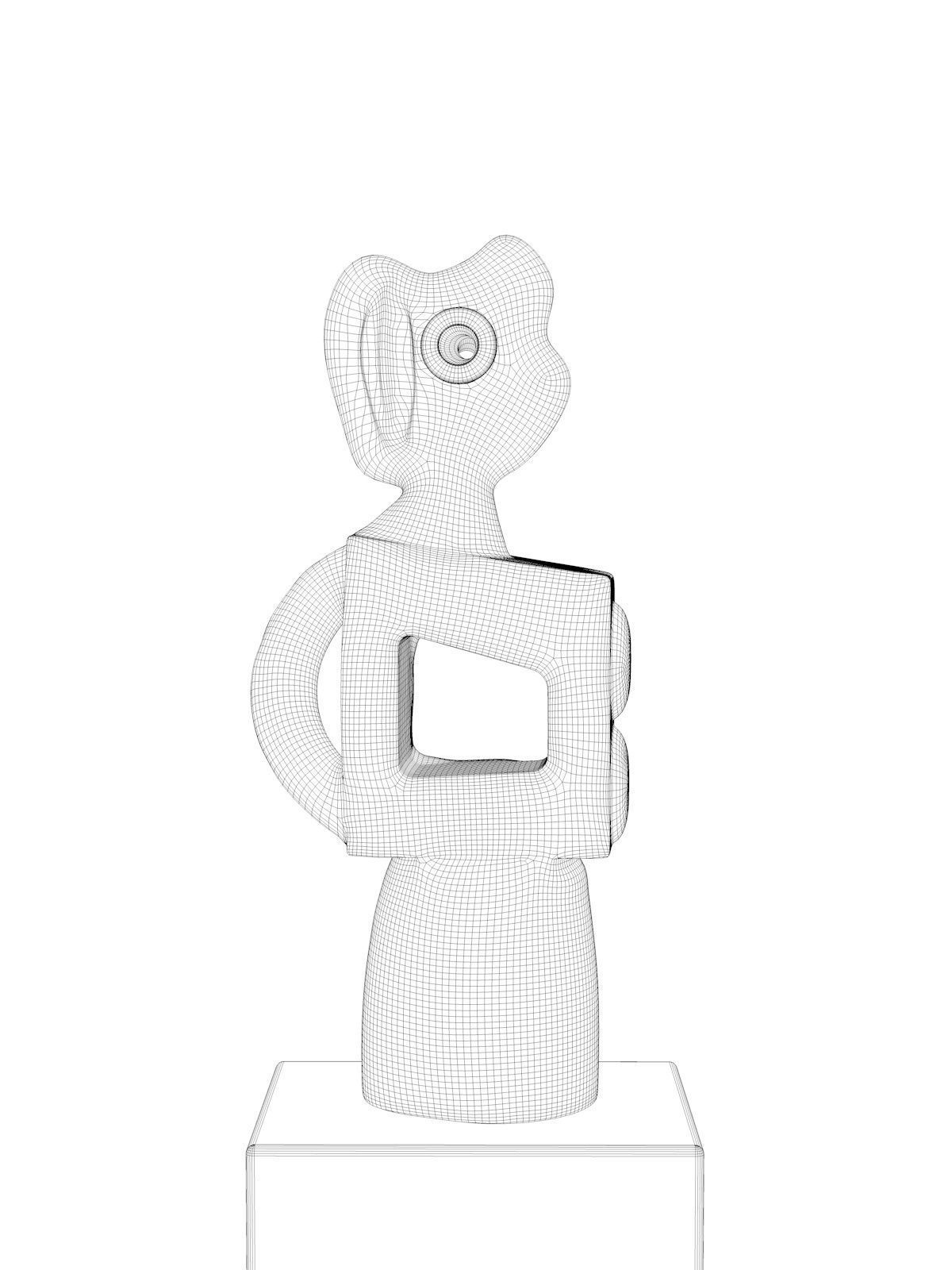 Ceramic Sculpture 3D model_3