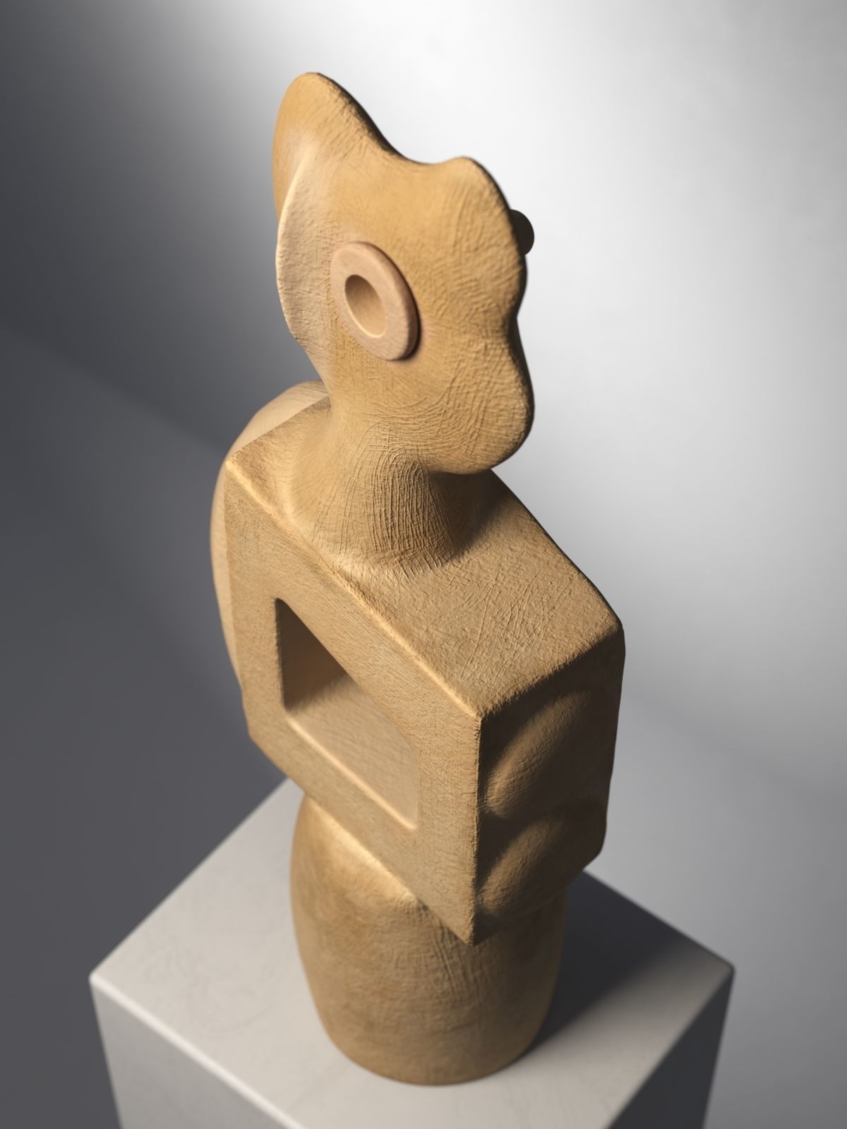 Ceramic Sculpture 3D model_2