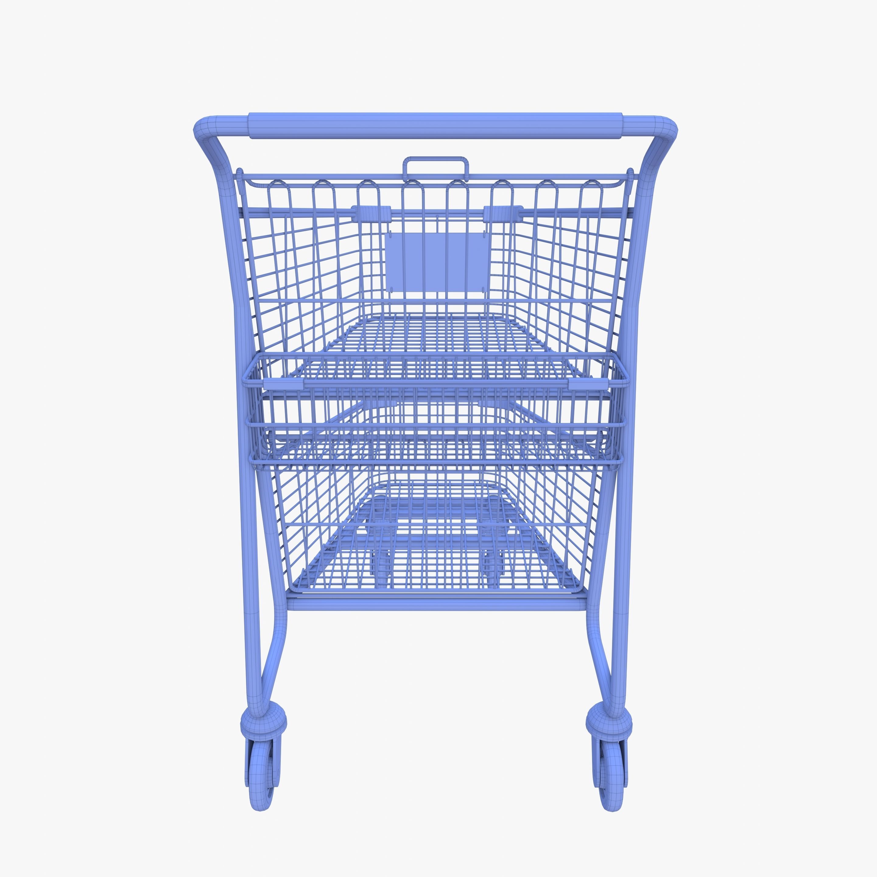 Shopping cart v3 3D model_14