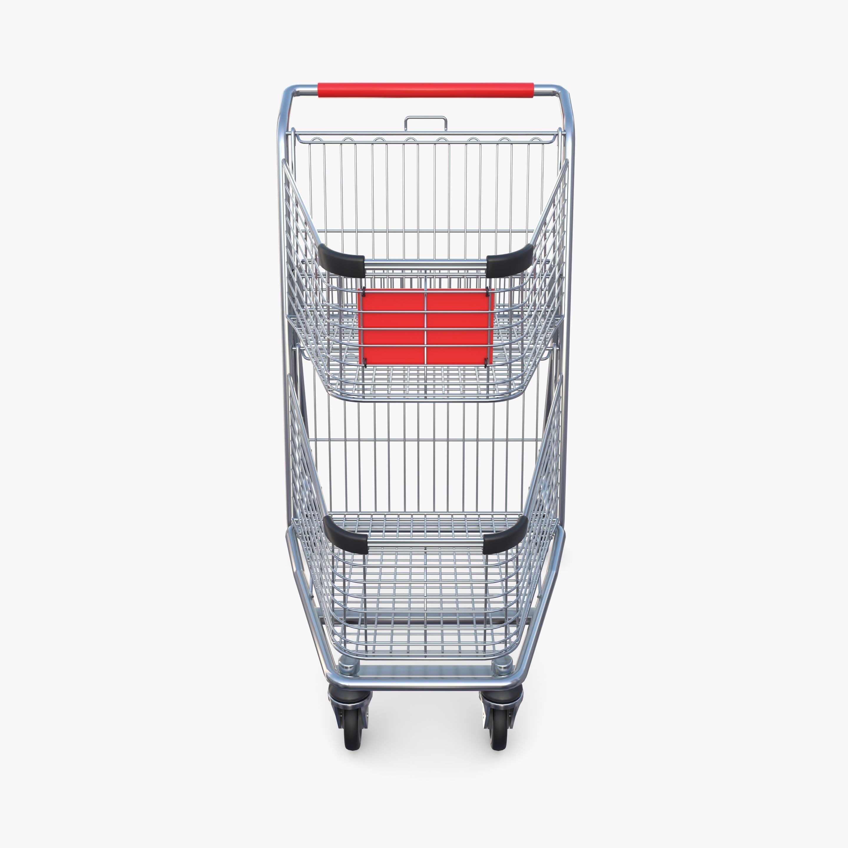 Shopping cart v3 3D model_6
