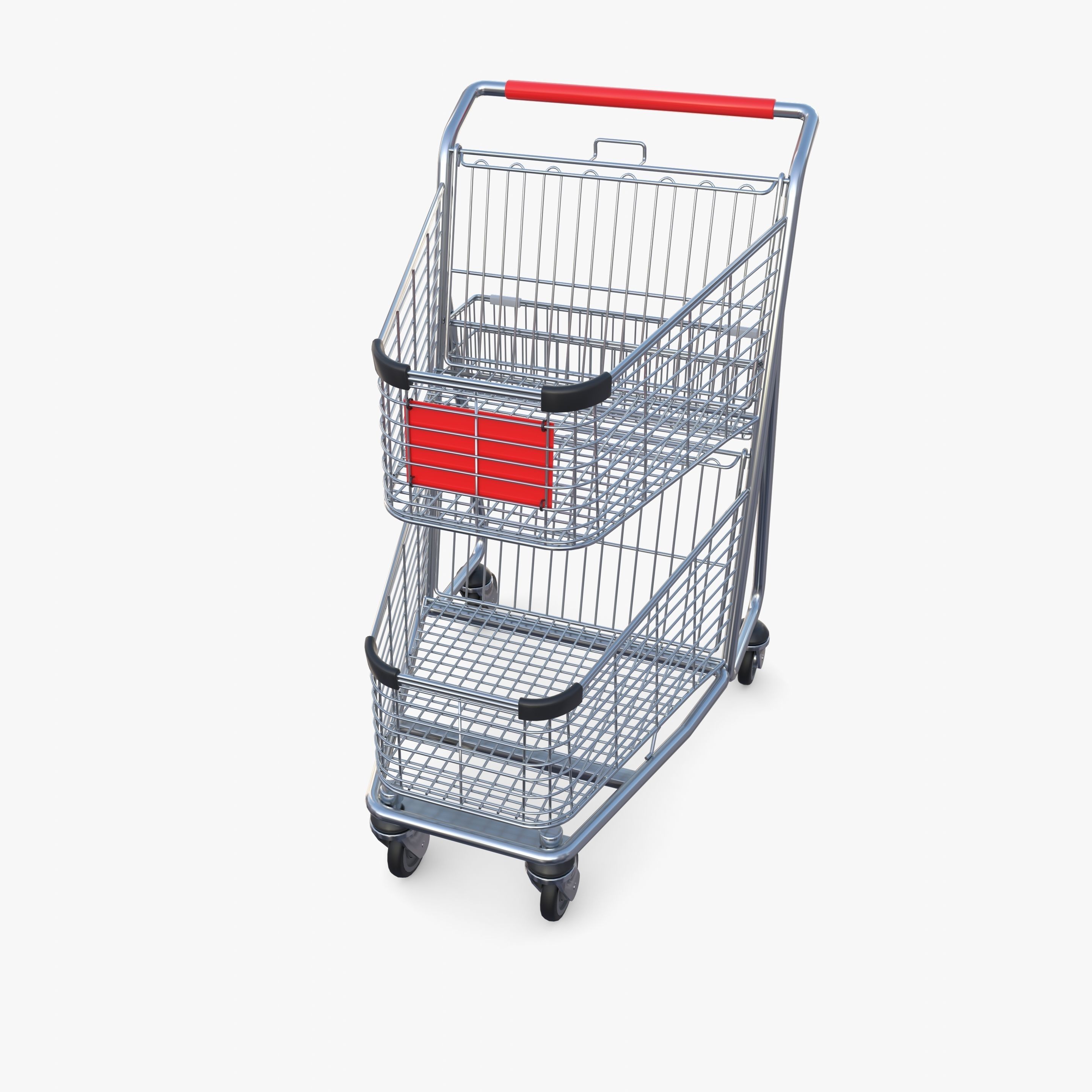 Shopping cart v3 3D model_11