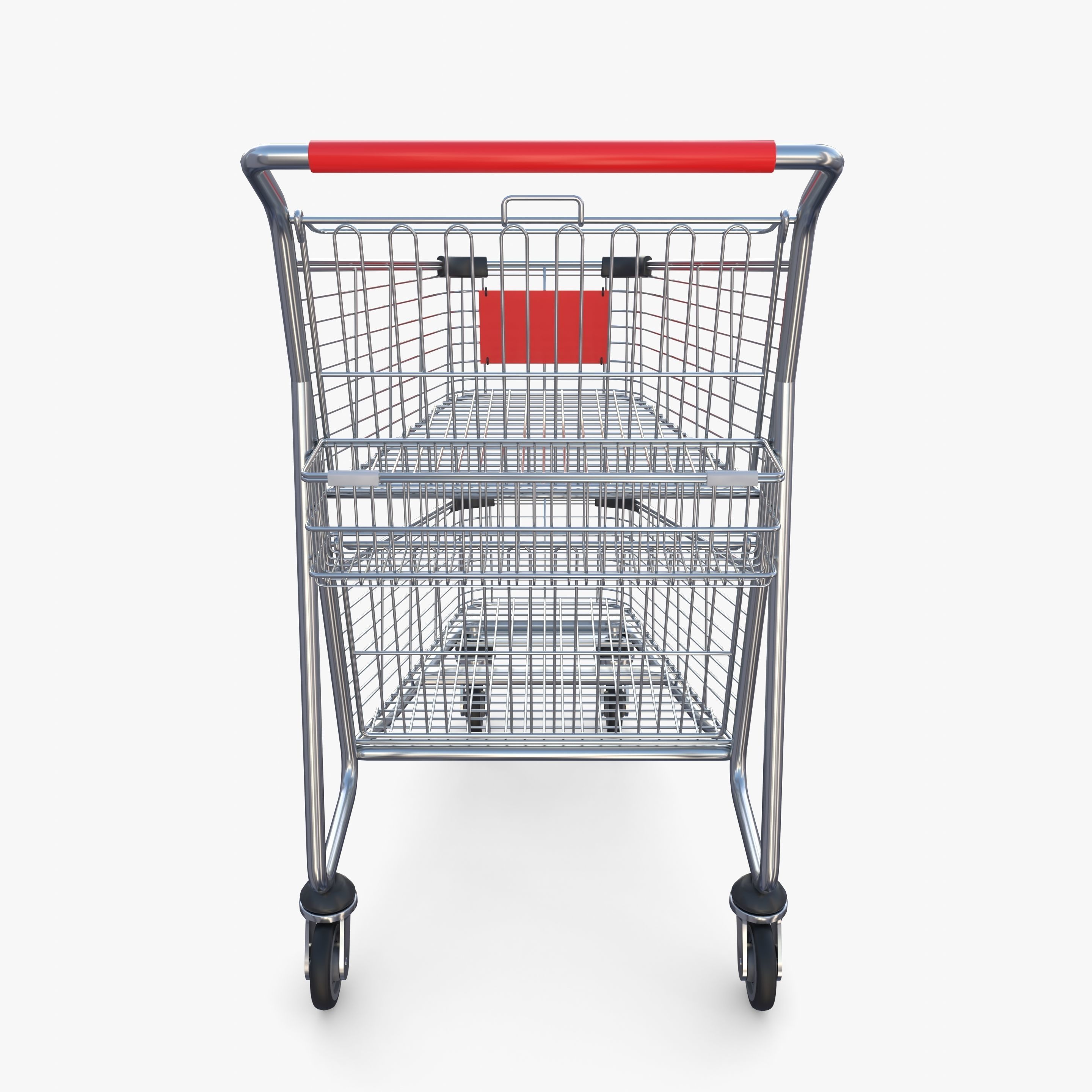 Shopping cart v3 3D model_3