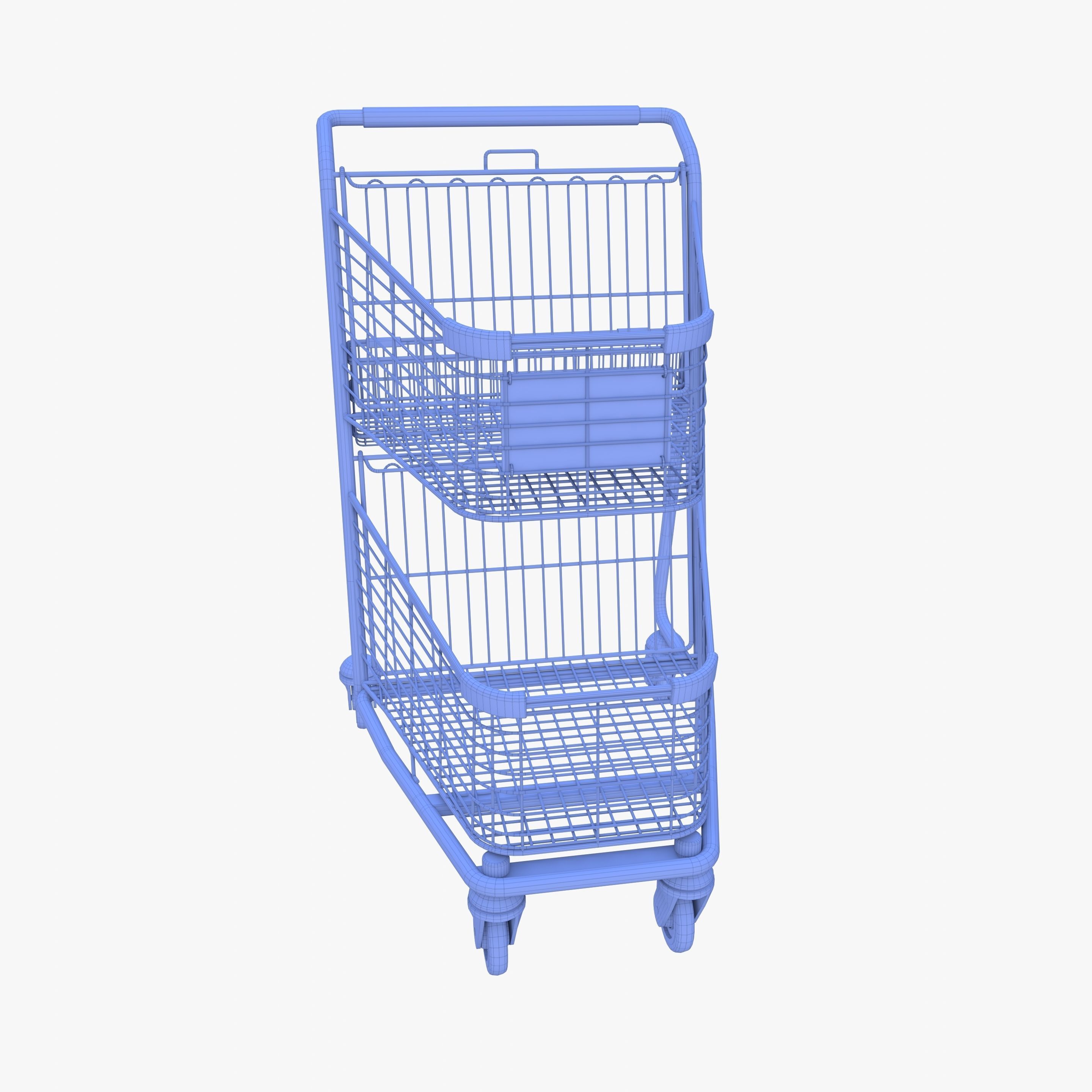 Shopping cart v3 3D model_17
