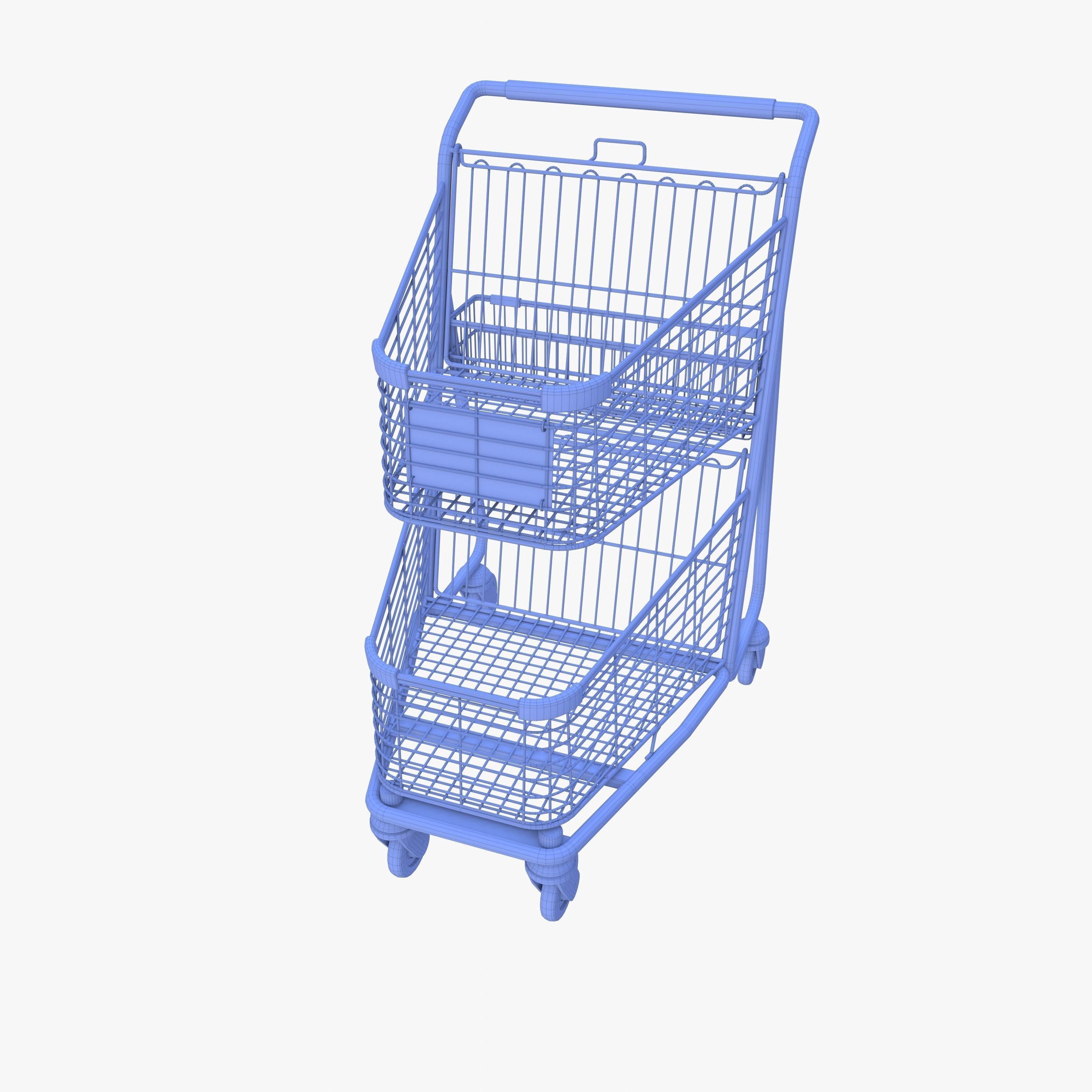 Shopping cart v3 3D model_19