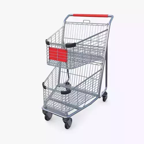 Shopping cart v3 3D model