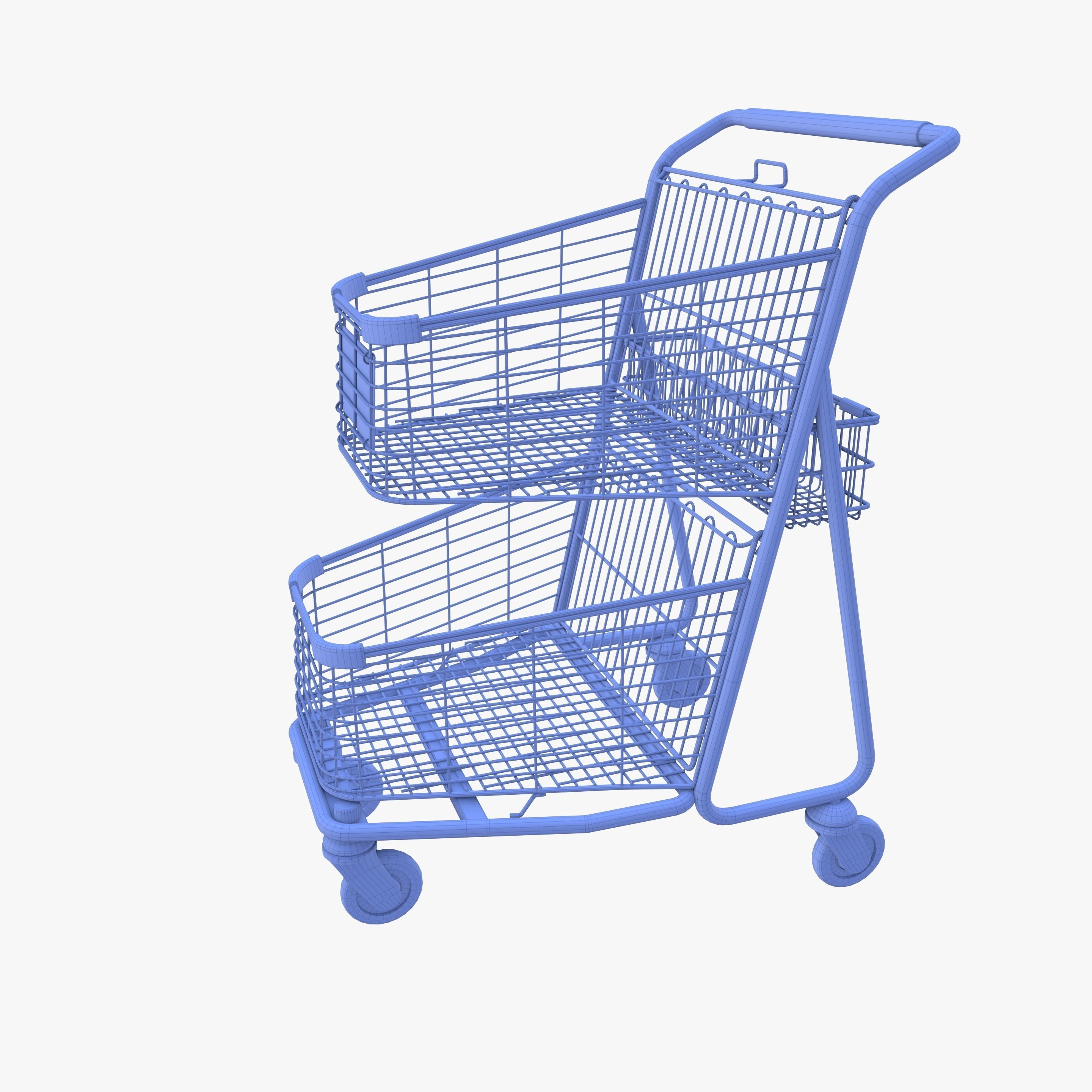 Shopping cart v3 3D model_13