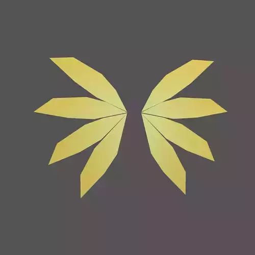 Low Poly Wings v3 002