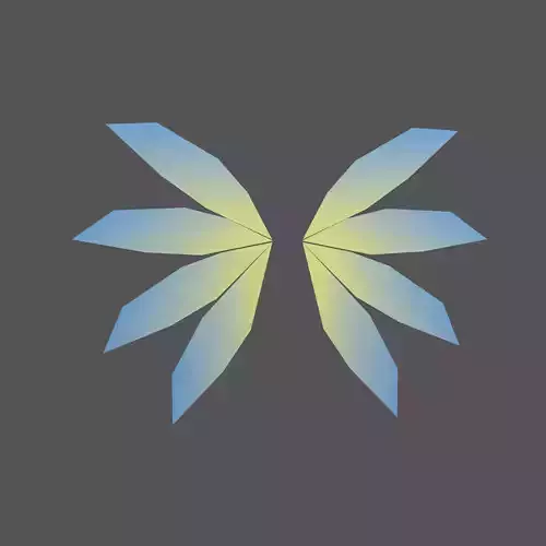 Low Poly Wings v3 003