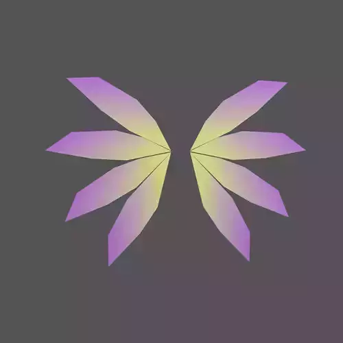 Low Poly Wings v3 004