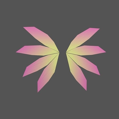 Low Poly Wings v3 005 Free low-poly 3D model