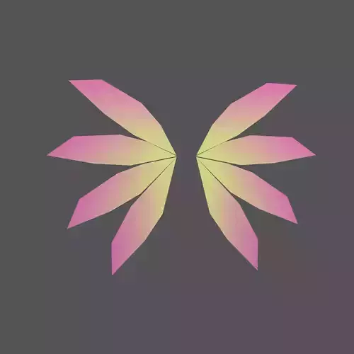 Low Poly Wings v3 005