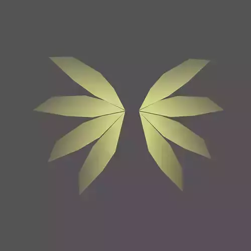 Low Poly Wings v3 007