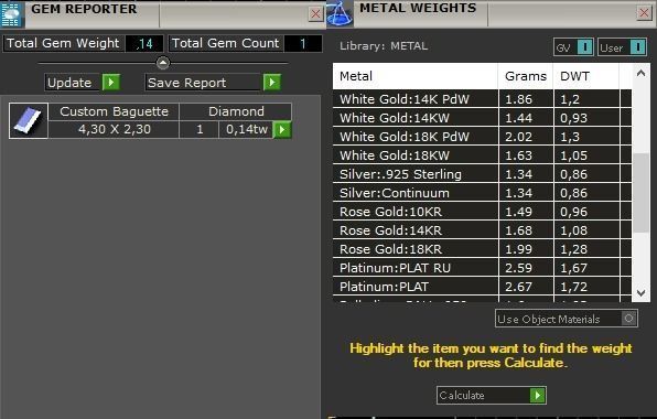 Tiny Baguette Dimond Ring 3D print model_7