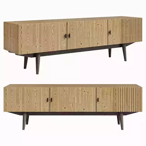 TV stand Chelsea light brown