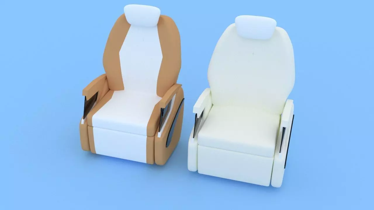Pilot Seat Free 3D model